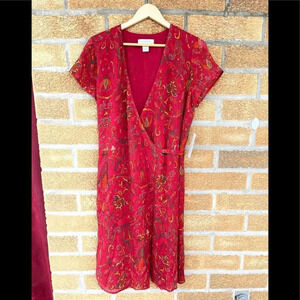 emanuel ungaro silk dress sz 14